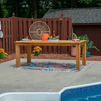 Carlbach Outdoor Teak 8-Seater Dining Table
