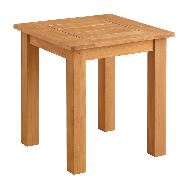 Carlbach Outdoor Teak 22" Side Table