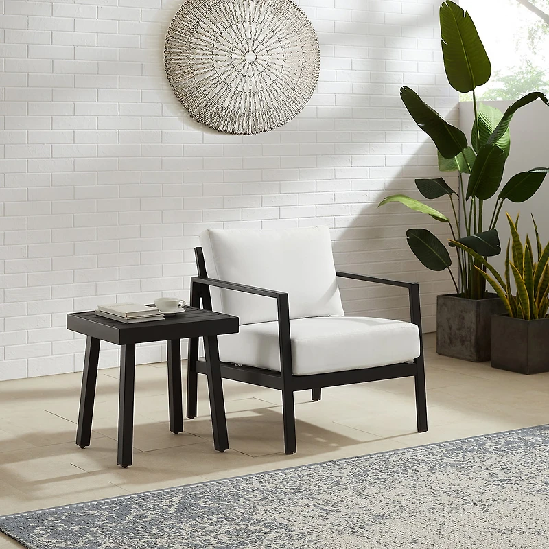 Linon Margot Upholstered Armchair
