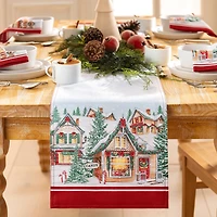 Elrene Home Fashions Stybk Christmas Table Runner