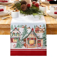 Elrene Home Fashions Stybk Christmas Table Runner