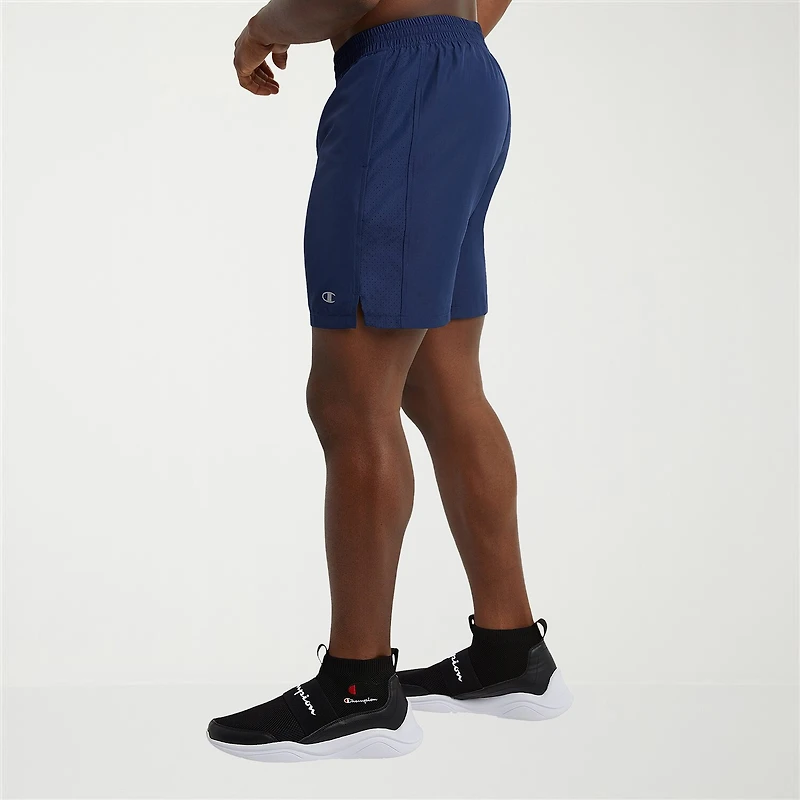 Champion Mens 7" Mid Rise Workout Shorts