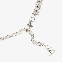 JS Jessica Simpson Diamond Chain Womens Belt