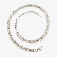 JS Jessica Simpson Diamond Chain Womens Belt