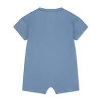 Nike Baby Boys Short Sleeve Striped Romper