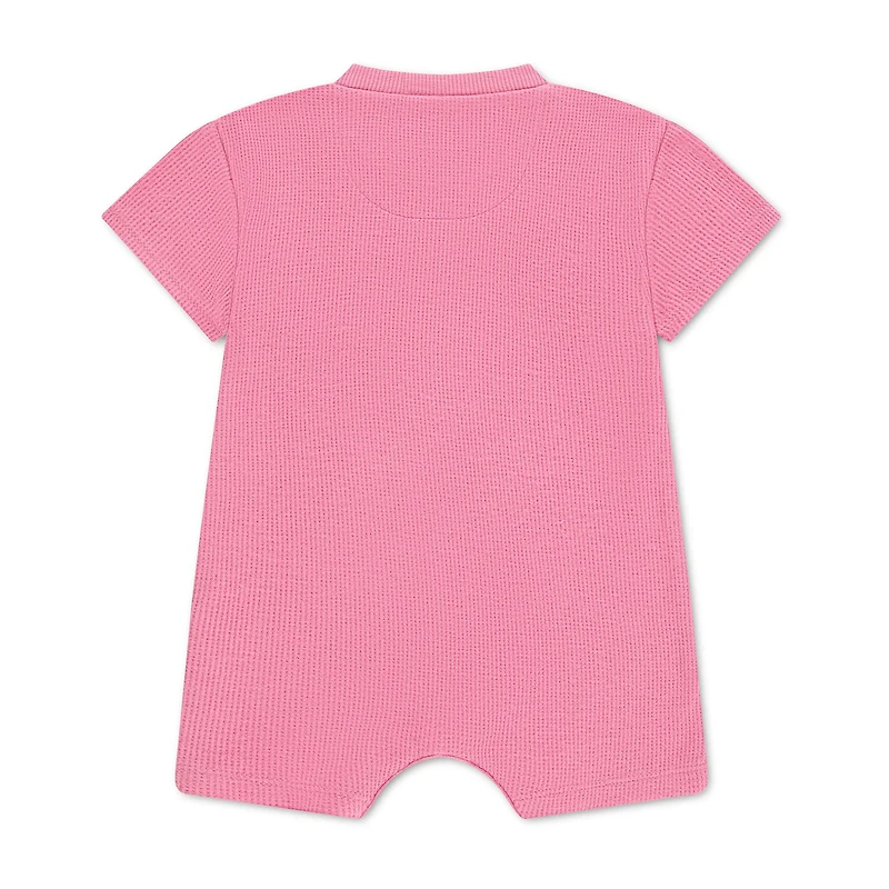 Nike Baby Girls Short Sleeve Striped Romper