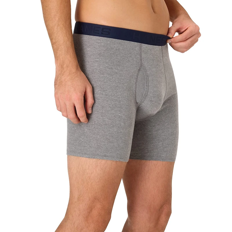 Hanes Mens 4 Pack Boxer Briefs Bonus Ubbbz4