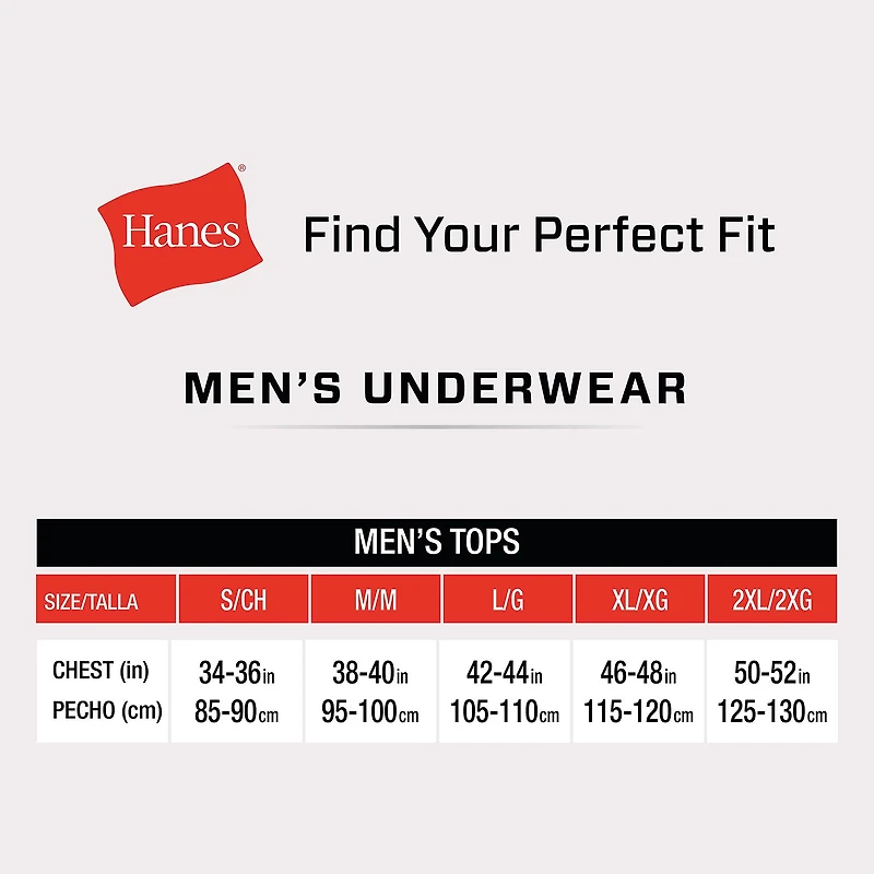 Hanes Mens 4 Pack Short Sleeve Crew Neck Moisture Wicking T-Shirt Bonus