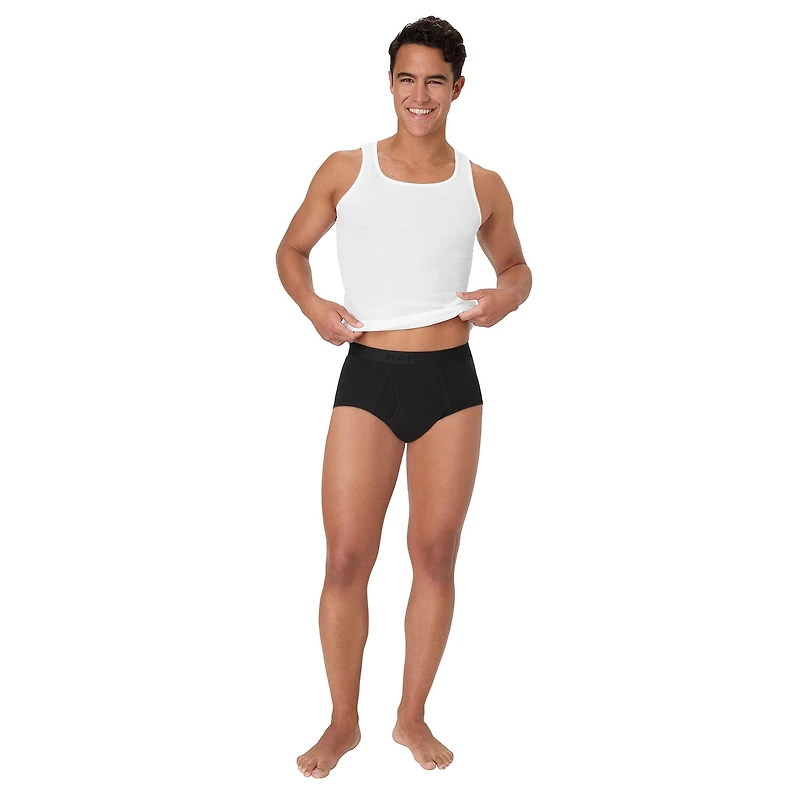 Hanes Mens 5 Pack Briefs Bonus Ubbfz5