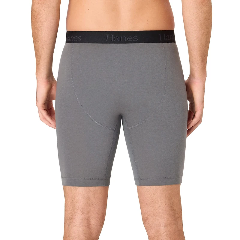 Hanes Mens 4 Pack Support Pouch Boxer Briefs Bonus Ufsll4