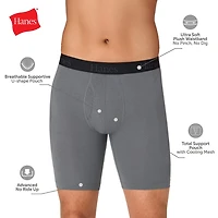 Hanes Mens 4 Pack Support Pouch Boxer Briefs Bonus Ufsll4