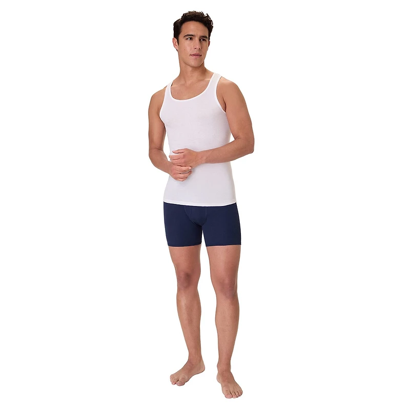 Hanes Mens U Neck Sleeveless 7 Pack Tank Bonus