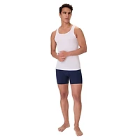 Hanes Mens U Neck Sleeveless 7 Pack Tank Bonus