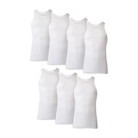 Hanes Mens U Neck Sleeveless 7 Pack Tank Bonus