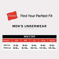 Hanes Mens U Neck Sleeveless 7 Pack Tank Bonus
