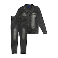 Royal Threads Mens Long Sleeve Tuxedo Set