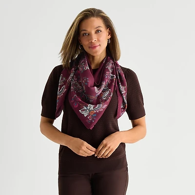 Liz Claiborne Paisley Square Scarf