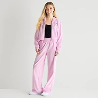 Hello Kitty Velour Full Zip Womens Juniors Long Sleeve Hoodie