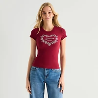 Arizona Baby Womens Crew Neck Short Sleeve T-Shirt