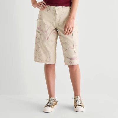 Arizona Womens 15" Low Rise Juniors Denim Short