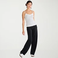 AEROPOSTALE Womens Juniors Wide Leg Lounge Pant