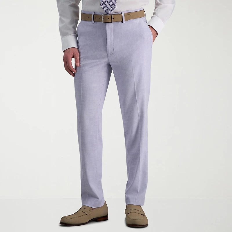 Haggar JMH Mens Stretch Fabric Slim Fit Flat Front Suit Pant
