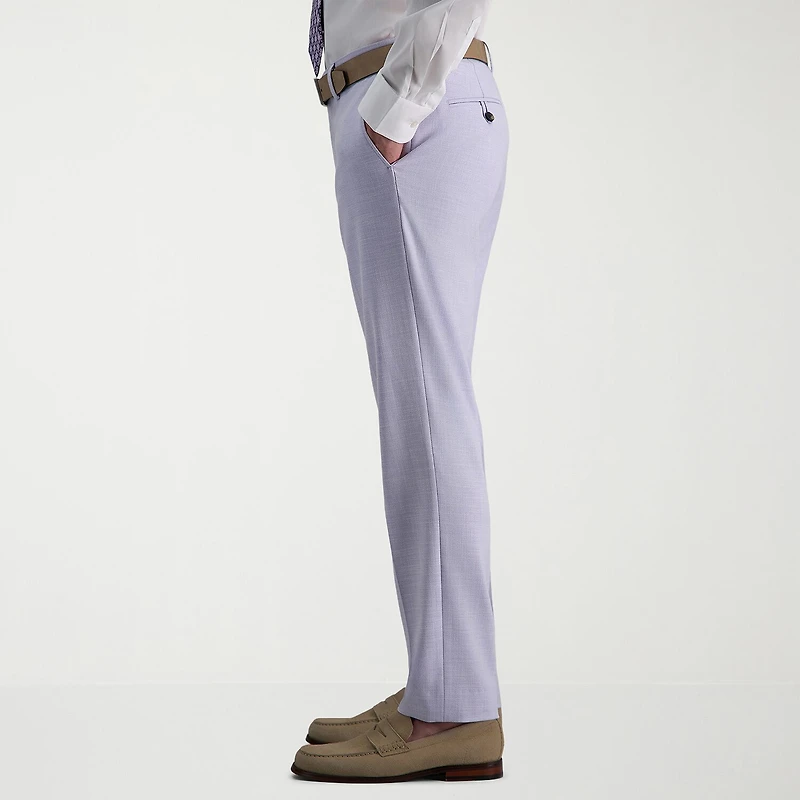 Haggar JMH Mens Stretch Fabric Slim Fit Flat Front Suit Pant