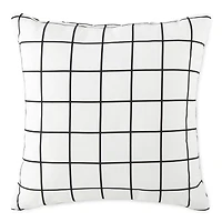 Home Expressions Windowpane Square Throw Pillow