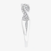 (G / Si2) Womens 1/4 CT. T.W. Lab Grown White Diamond 10K Gold Wedding Band