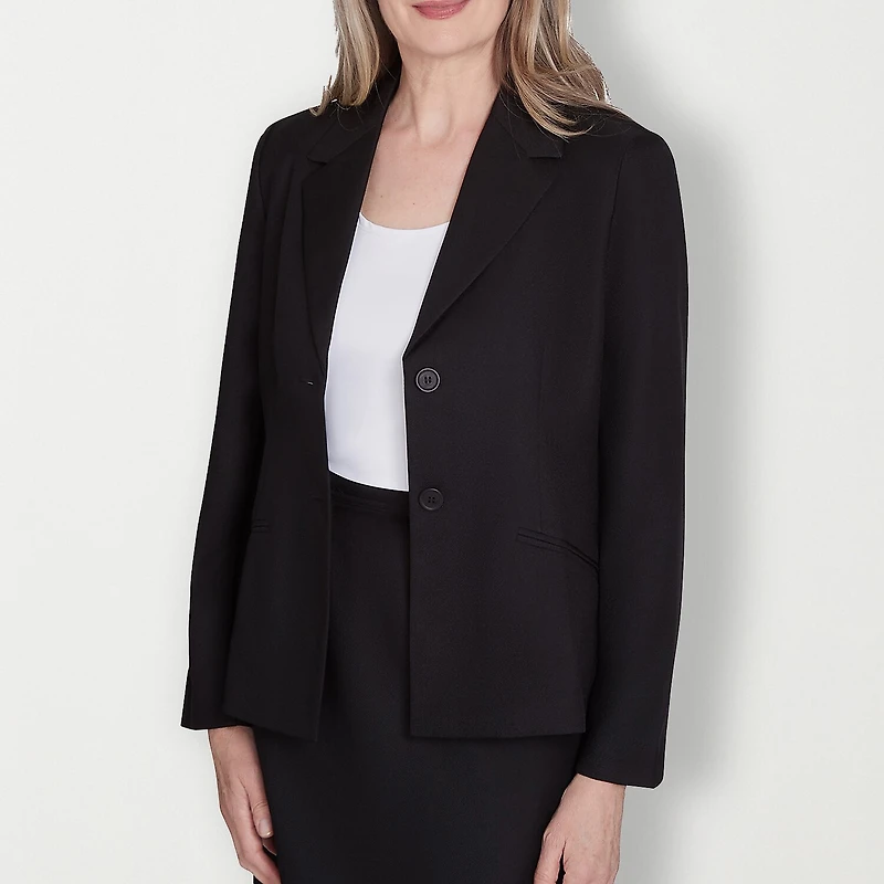 Alfred Dunner Classics Womens Regular Fit Suit Jacket