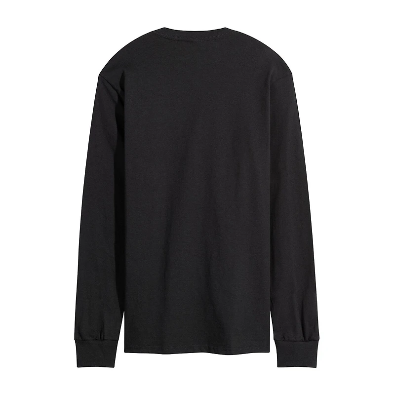 Mens Long Sleeve Teacher Graphic T-Shirt
