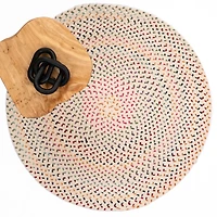 Capel Inc. Vivid Multi Braided Reversible Indoor Round Area Rug