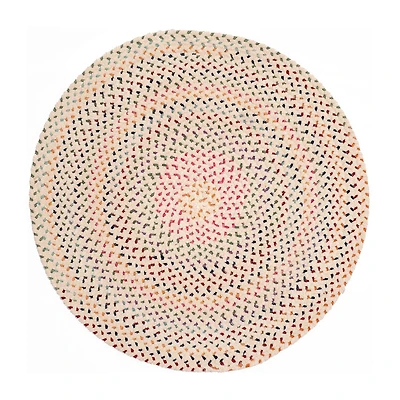 Capel Inc. Vivid Multi Braided Reversible Indoor Round Area Rug