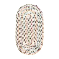 Capel Inc. Vivid Multi Braided Reversible Indoor Oval Accent Rug