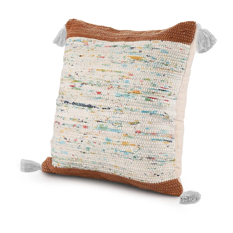 LR Home Elise Abstract Square Throw Pillow