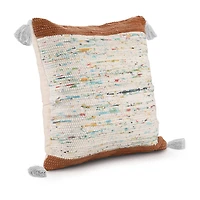 LR Home Elise Abstract Square Throw Pillow