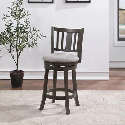 AVALON FURNITURE Counter Height Upholstered Swivel Bar Stool