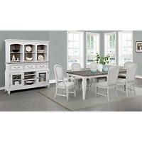 AVALON FURNITURE Rectangular Wood-Top Dining Table