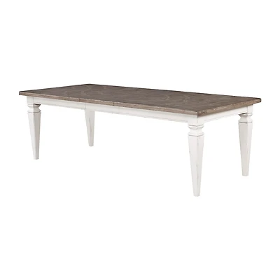 AVALON FURNITURE Rectangular Wood-Top Dining Table