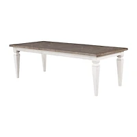 AVALON FURNITURE Rectangular Wood-Top Dining Table