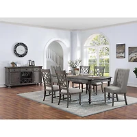 AVALON FURNITURE Lakeway Rectangular Wood-Top Dining Table