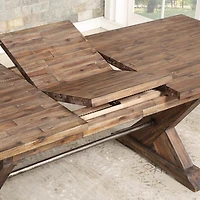 AVALON FURNITURE Fresno Rectangular Wood-Top Dining Table