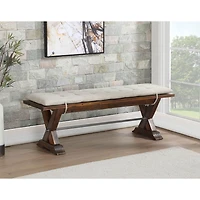 AVALON FURNITURE Fresno Removable Cushions Bench