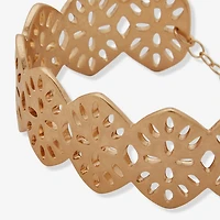 a.n.a Gold Tone Womens Cuff Bracelet