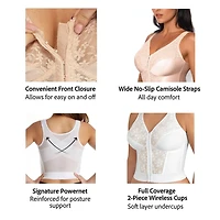 Exquisite Form Fully Full Coverage Longline Unlined Bra 5107565