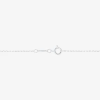 ( H-I/SI2 ) Womens 3 CT. T.W. Lab Grown White Diamond 14K Gold 18 Inch Princess Pendant Necklace
