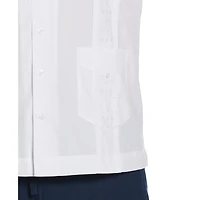 Cubavera Mens Short Sleeve Regular Fit Big and Tall Button-Down Shirt