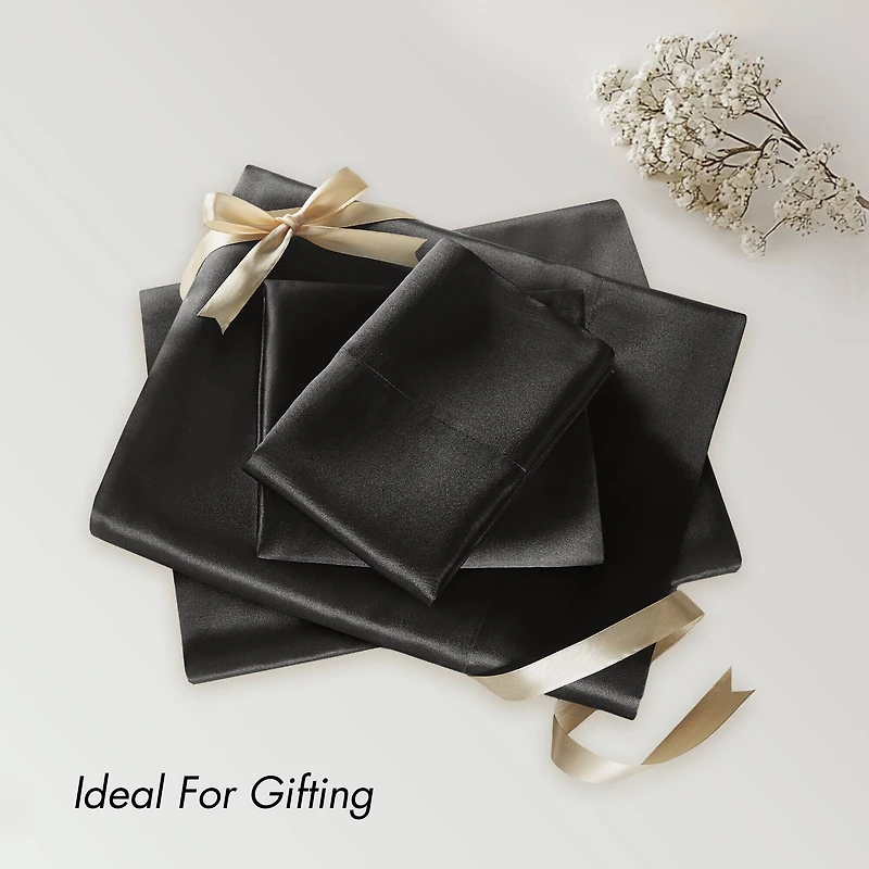 Madison Park Essentials Solid Satin 6-pc. Sheet Set