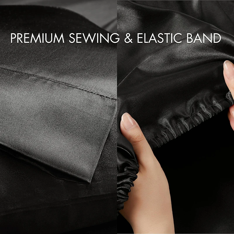 Madison Park Essentials Solid Satin 6-pc. Sheet Set