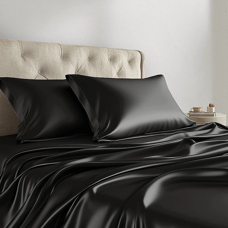 Madison Park Essentials Solid Satin 6-pc. Sheet Set
